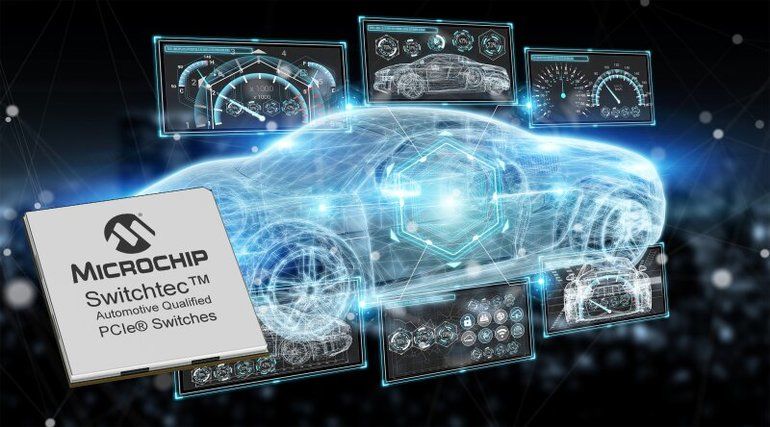 Microchip bietet neue Switches für autonome Fahrsysteme